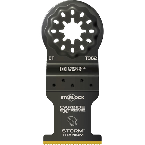 Lame en titane pour le m&eacute;tal Carbide Extreme Storm Starlock Chandler Sales