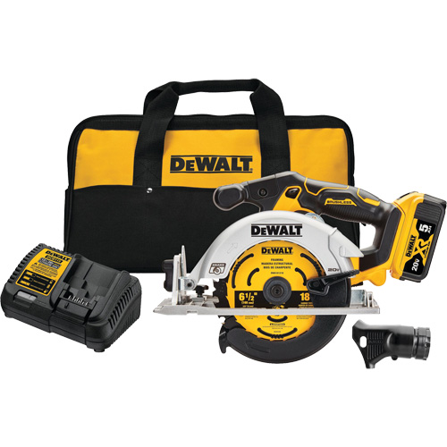 Ensemble de scie circulaire &agrave; moteur sans balai sans fil Max*, 6-1/2", 20 V Chandler Sales