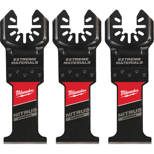 Lames multi-outils oscillantes Nitrus Carbide Extreme Materials Universal Fit Open-Lok Chandler Sales