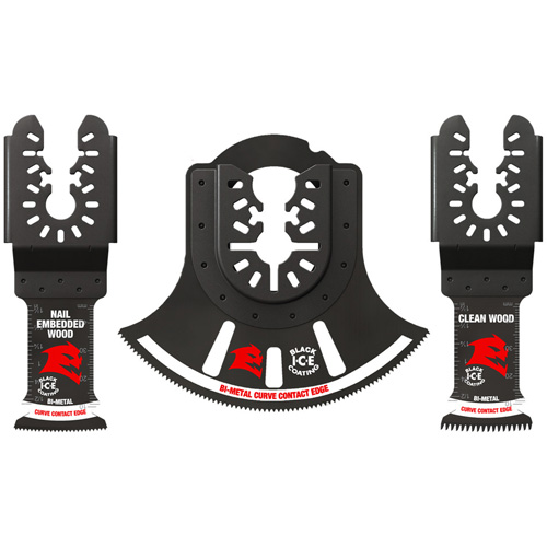 3-Piece Universal Fit Bi-Metal Oscillating Blade Set Chandler Sales
