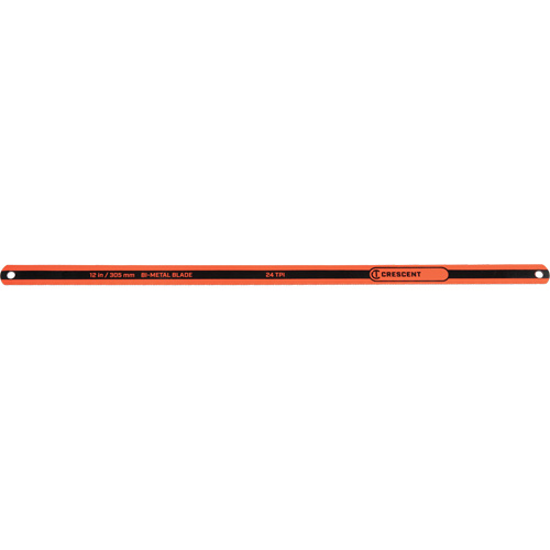 Lames de rechange pour scie &agrave; m&eacute;taux, Bim&eacute;tal, 12" lo, 24 dents par pouce Chandler Sales
