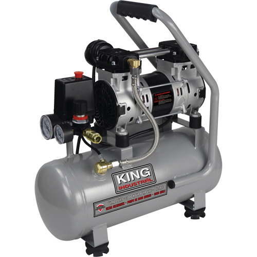 Compresseur &agrave; air sans huile ultra silencieux, Essence, 3 gal., 135 PSI Chandler Sales