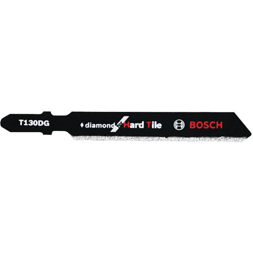 Jigsaw Blade for Hard Tile, Diamond, T-Shank, 3-1/4" L, 30 TPI Chandler Sales
