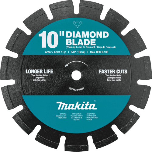 Lame diamant&eacute;e, segment&eacute;e, double usage Chandler Sales