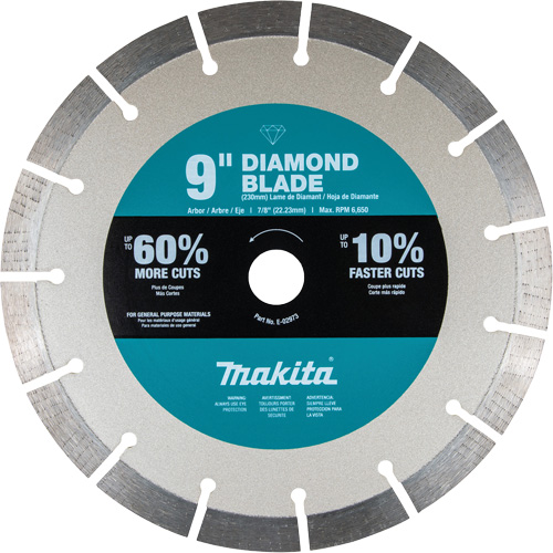 Lame diamant  Ultra-Premium plus, segment&eacute;e, usage g&eacute;n&eacute;ral Chandler Sales