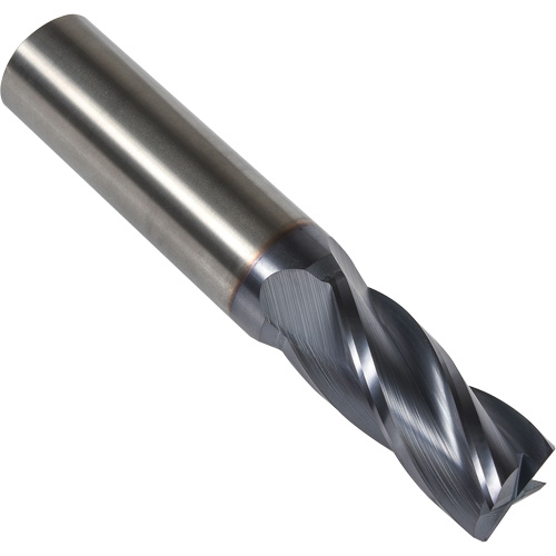 S234 30° Square End Mill, 1/16" Dia., 1-1/2" L, 4 Flutes, 1/8" Shank, Carbide Chandler Sales