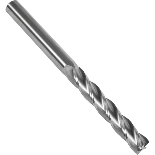 S137 30° Extra Long Square End Mill, 5/16" Dia., 4" L, 4 Flutes, 5/16" Shank, Carbide Chandler Sales