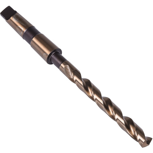 Heavy Duty Taper Shank Drill Bit, 9/16", High Speed Cobalt, 4-7/8" Flute, 135° Point Chandler Sales