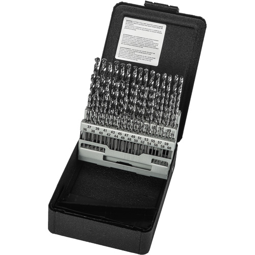 Jobber Length Drill Bit Set, 60 Pieces, High Speed Steel Chandler Sales