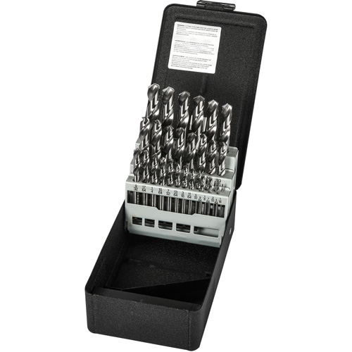 Stub Length Drill Bit Set, 29 Pieces, High Speed Steel Chandler Sales