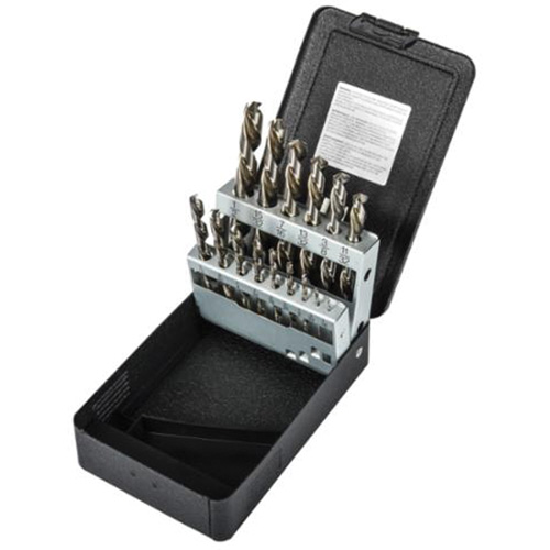 Jobber Length Drill Bit Set, 15 Pieces, High Speed Steel Chandler Sales