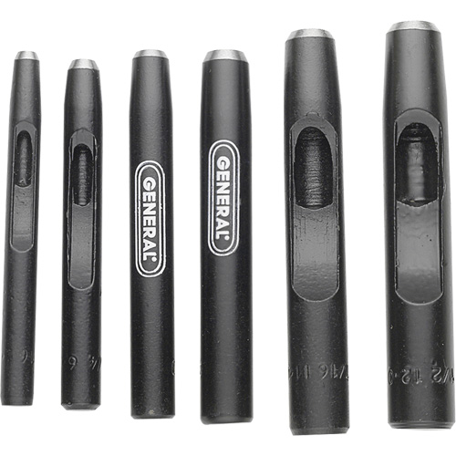 Hollow Steel Punch Set, 6 Pieces Chandler Sales