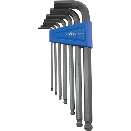 Ball Nose Hex Key Set, 7 Pcs., Metric Chandler Sales