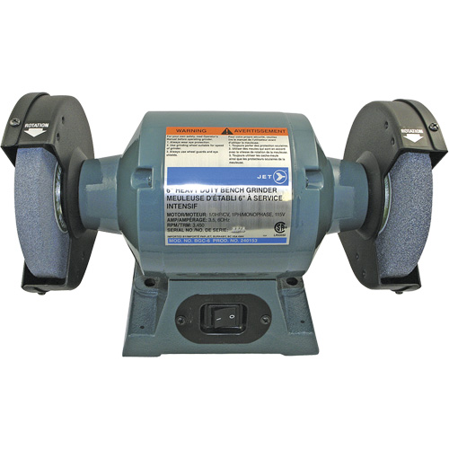 BGC-6 Heavy-Duty Bench Grinder, 6" Wheel Diameter, 1/3 HP Chandler Sales