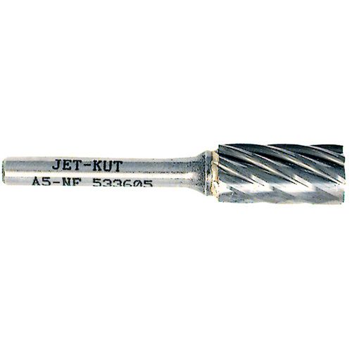 Fraise cylindrique pour aluminium/mat&eacute;riaux non ferreux A5-NF JET-KUT, 1/2" Dia., 1/4" Tige Chandler Sales