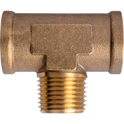 Branch Tees Extruded Male On Branch, Brass, 1/2" Chandler Sales