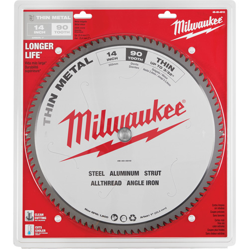 Endurance&reg; Circular Saw Blade, 14", 90 Teeth, Metal Use Chandler Sales
