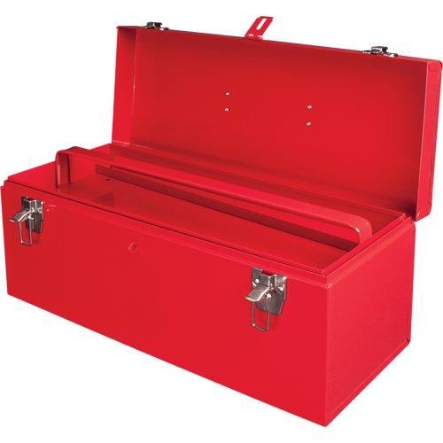 Coffre &agrave; outils portatif ATB100 avec plateau en m&eacute;tal pour outils, 8-3/4" P x 21" la x 9" h, Rouge Chandler Sales