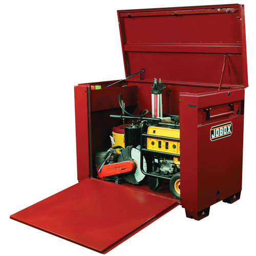 High-Capacity Drop-Front Chest, 60" x 31" x 45", Steel, Red Chandler Sales