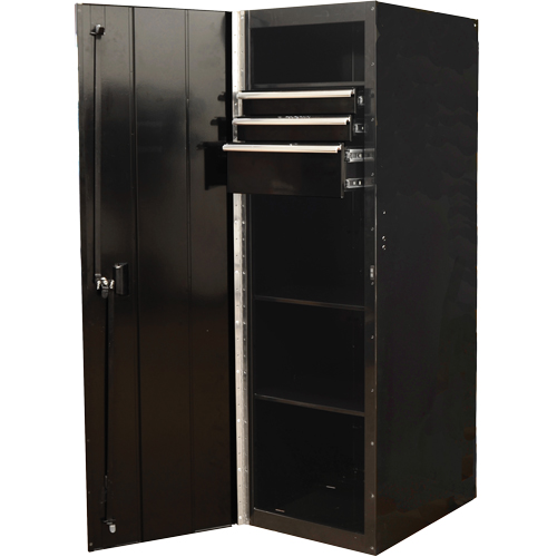 Armoire lat&eacute;rale s&eacute;rie RX, 3 tiroirs, 19" la x 25" p x 61" h, Noir Chandler Sales