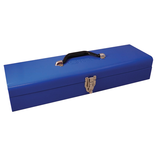 Low Profile Utility Tool Box, 20" D x 6-1/4" W x 5" H, Blue Chandler Sales