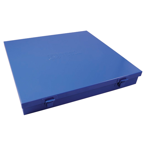 Slim Metal Box, 12" D x 11-1/2" W x 1-3/4" H, Blue Chandler Sales