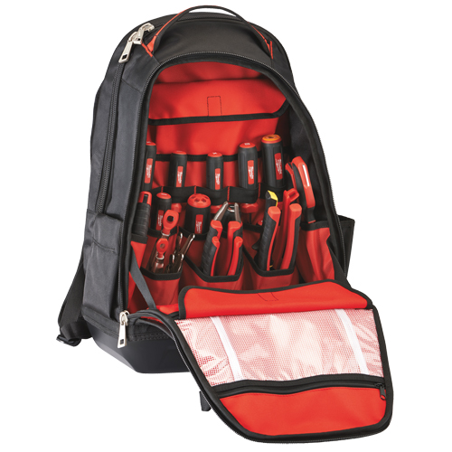 Jobsite Backpack, 20" L x 16" W, Black, Ballistic Chandler Sales