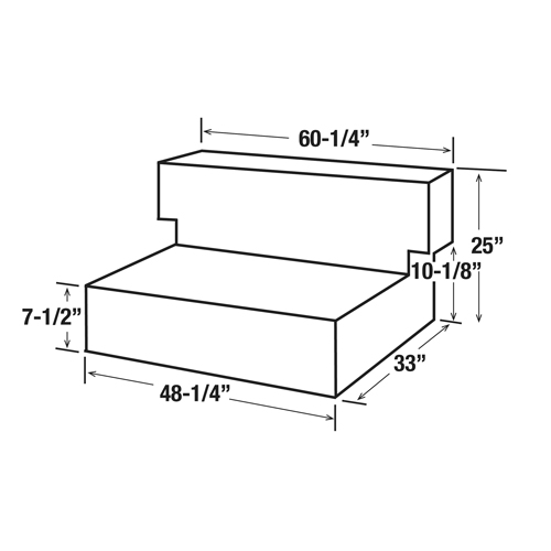Steel Fuel Transfer Tank, Steel, 100 Gal. Capacity, White Chandler Sales