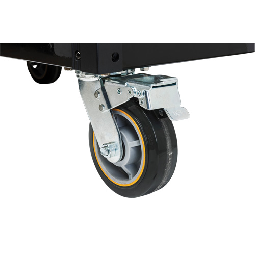 Powered Tool Cart, 11 Drawers, 42-1/2" W x 24-7/16" D x 41" H, Black/Orange Chandler Sales