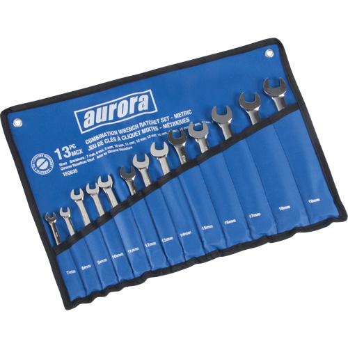 Fixed Head Wrench Set, Combination, 13 Pieces, Metric Chandler Sales
