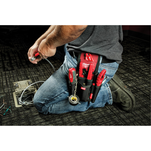Compact Utility Pouch, Multiple Tool Holder, Nylon, 7 Pockets Chandler Sales