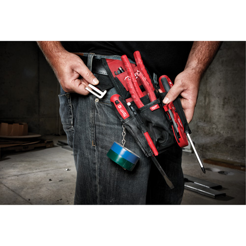 Compact Utility Pouch, Multiple Tool Holder, Nylon, 7 Pockets Chandler Sales