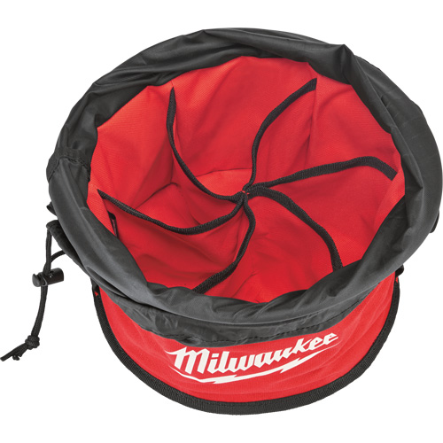 Parachute Organizer Bag, 11-4/5" L x 11-4/5" W x 11" H, Nylon, Black/Red Chandler Sales