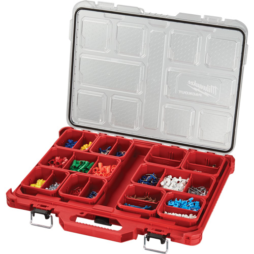 Organisateur profil&eacute; Packout, 19-3/4" x 16-2/5" x 2-1/2", Noir/Rouge Chandler Sales