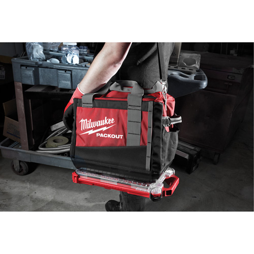 Organisateur profil&eacute; et compact Packout, 16-2/5" x 9-3/4" x 2-1/2", Noir/Rouge Chandler Sales