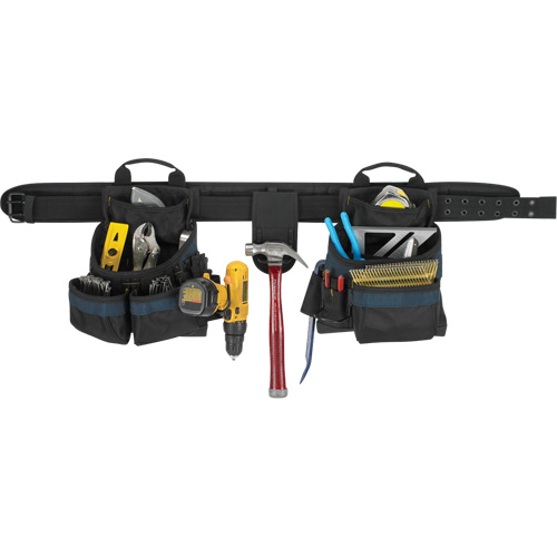 Electrician's Tool Belt, Polyester, Black Chandler Sales