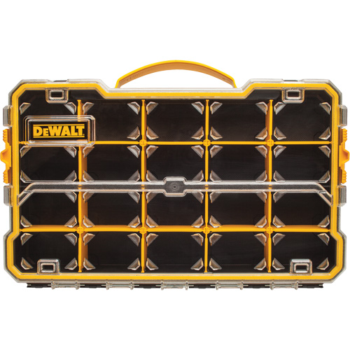 Organisateur avec compartiments PRO, 11" la x 17-5/8" p x 2-7/8" h, Noir/Jaune Chandler Sales