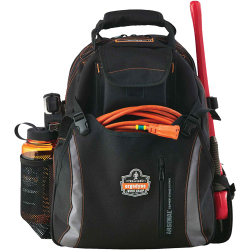 Sac &agrave; dos pour outils 5843 Arsenal, 13-1/2" lo x 8-1/2" la, Noir, Polyester Chandler Sales