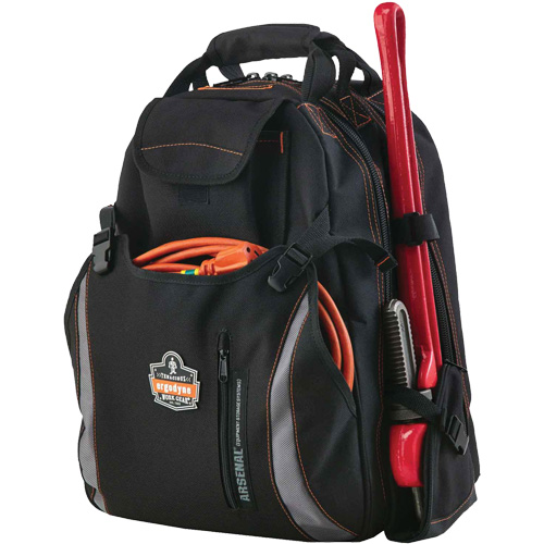 Sac &agrave; dos pour outils 5843 Arsenal, 13-1/2" lo x 8-1/2" la, Noir, Polyester Chandler Sales