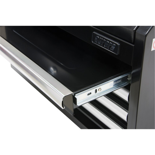 Industrial Tool Chest, 26" W, 4 Drawers, Black Chandler Sales