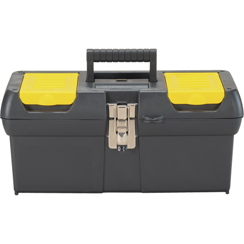 Coffre &agrave; outils avec plateau de s&eacute;rie 2000, 16" la x 7-1/10" p x 8-1/10" h, Noir/Jaune Chandler Sales