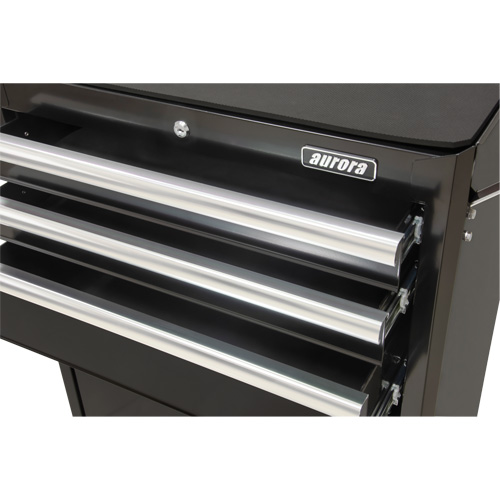 Chariot &agrave; outils industriel, 3 tiroirs, 29-4/5" la x 21-1/5" p x 38-4/5" h, Noir Chandler Sales