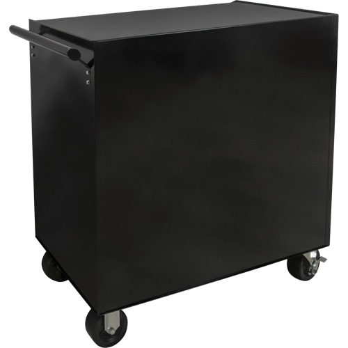 Industrial Tool Cart, 6 Drawers, 39" W x 20-4/5" D x 38-1/2" H, Black Chandler Sales