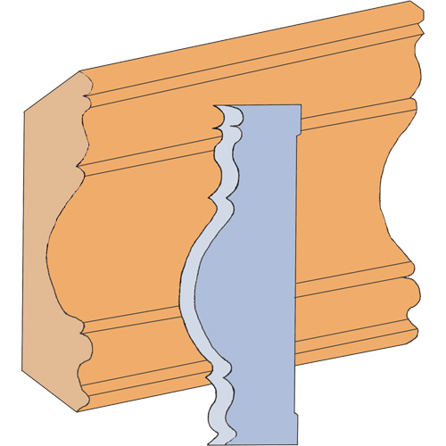Large Cove Moulding Cutter Set Chandler Sales