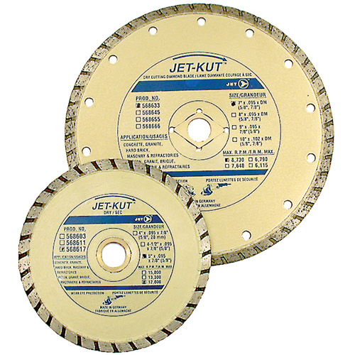 Lame diamant Turbo de premi&egrave;re qualit&eacute; JET-KUT Chandler Sales