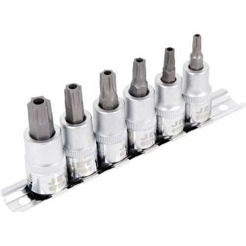SS386TB Tamperproof Bit Socket Set, Torx&reg; Tamper, 3/8" Drive, 6 Pcs Chandler Sales