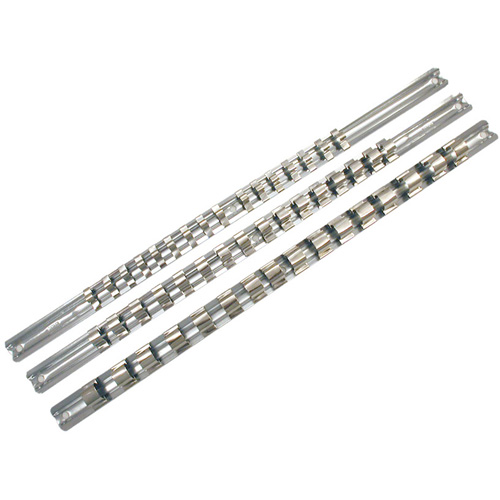 Rail porte-douilles &agrave; entraînement 1/4" SCH-14 avec 16 attaches de retenue Chandler Sales