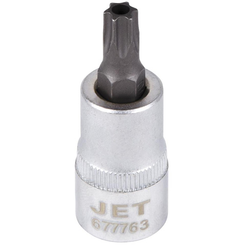 Tamperproof Bit Socket, Torx&reg; Tamper, T-45 x 2" L, 3/8" Drive Chandler Sales