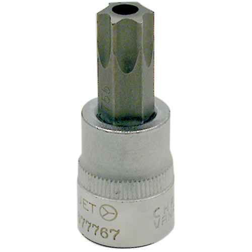 Bit Socket, Torx&reg; Tamper, T-55 x 2" L, 3/8" Drive Chandler Sales