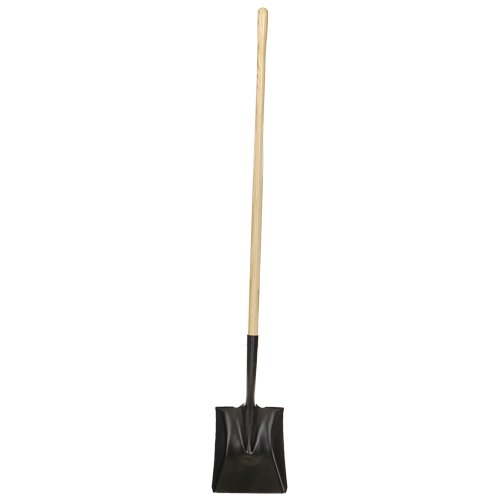 Square-Point Shovel, Wood, Tempered Steel Blade, Straight Handle, 49-1/2" Long Chandler Sales